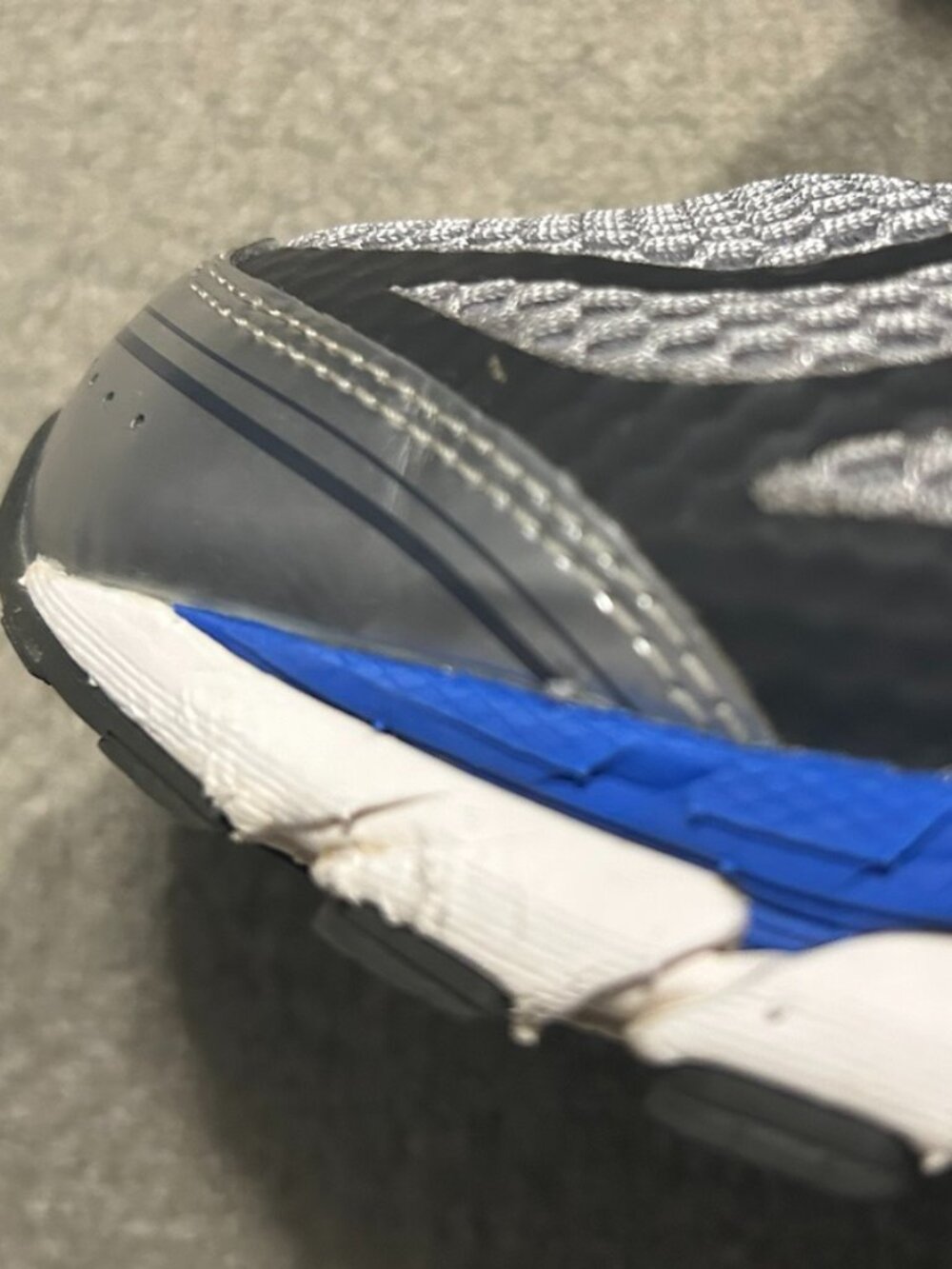Brooks Beast '16 'Silver Electric Blue' Running Sneakers Men's Size 11.5 2E - Picture 13 of 16